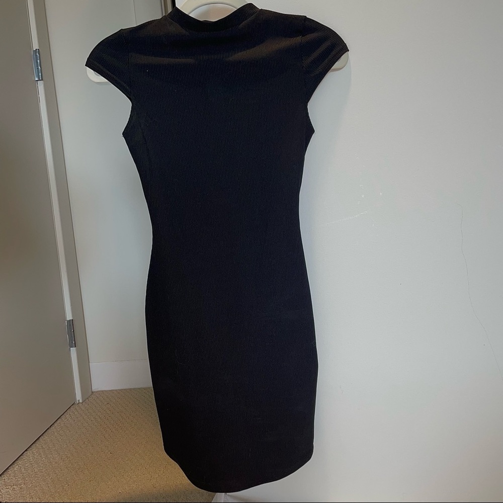 PLT black mini dress